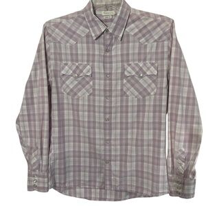 Takel Men’s Long Sleeve Button Down Shirt Size Large